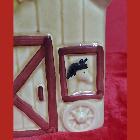 Metlox Cookie Jar MAC'S BARN VINTAGE Poppytrail VERY RARE Hard to Find ROOSTER - Picture 11 of 16